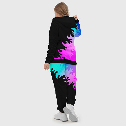 Женский костюм Spirited Away неоновый огонь / 3D-Черный – фото 5