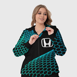 Женский 3D-костюм Honda electro hexagon, цвет: 3D-черный — фото 2