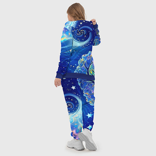 Женский костюм Звездный лес / 3D-Синий – фото 5