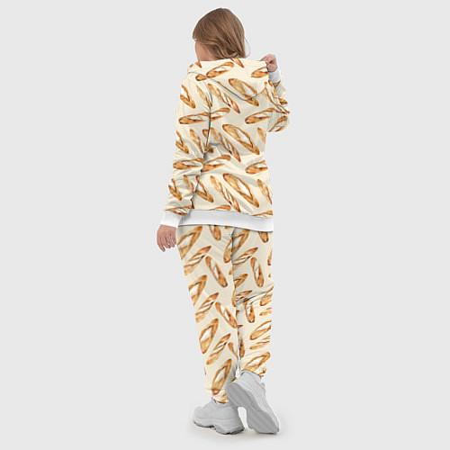 Женский костюм The baguette pattern / 3D-Белый – фото 5