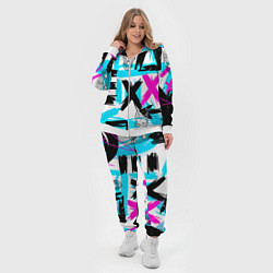 Женский 3D-костюм Маска гопника, цвет: 3D-белый — фото 2