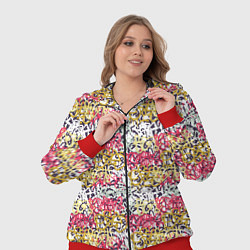 Женский 3D-костюм Граффити с узорами, цвет: 3D-красный — фото 2