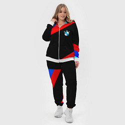 Женский 3D-костюм BMW line sport, цвет: 3D-белый — фото 2
