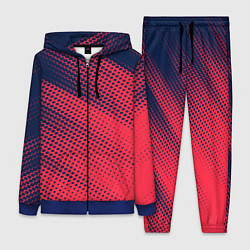 Женский 3D-костюм Яркий абстрактный узор для спорта, цвет: 3D-синий