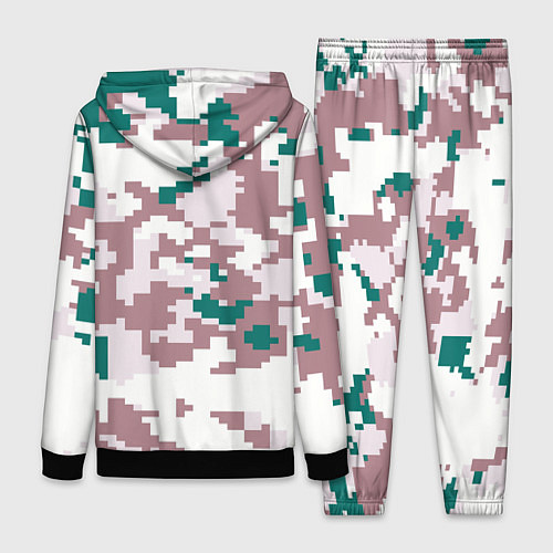 Женский костюм Пиксельный камуфляж европа / 3D-Черный – фото 2