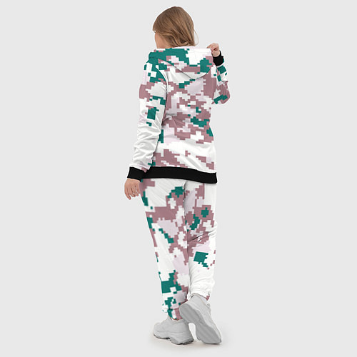 Женский костюм Пиксельный камуфляж европа / 3D-Черный – фото 5