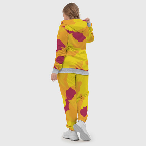 Женский костюм Камуфляж золото текстура / 3D-Меланж – фото 5