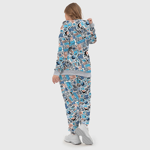 Женский костюм Дудл животные и монстры / 3D-Меланж – фото 5