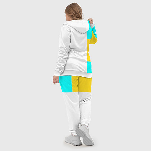 Женский костюм Fortnite geometry color / 3D-Белый – фото 5