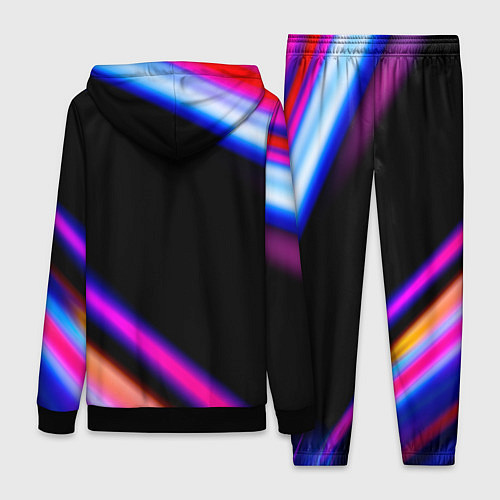 Женский костюм Portal fast light neon stripes / 3D-Черный – фото 2