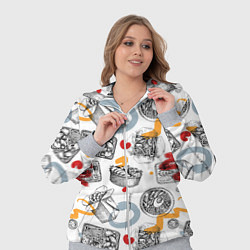 Женский 3D-костюм Узор суши, цвет: 3D-меланж — фото 2