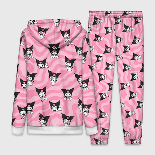 Женский костюм Розовый паттерн Куроми / 3D-Белый – фото 2