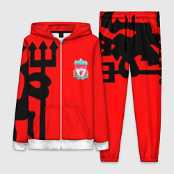 Женский 3D-костюм Liverpool fc sport steel, цвет: 3D-белый