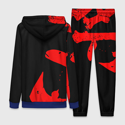 Женский костюм Shadow Warrior japan / 3D-Синий – фото 2