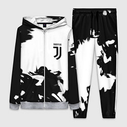 Женский 3D-костюм Juventus smoke black fire, цвет: 3D-меланж