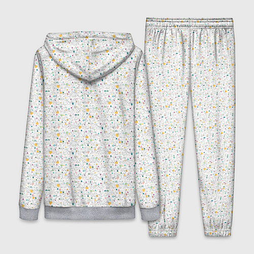 Женский костюм Люди абстрактные и фигуры / 3D-Меланж – фото 2