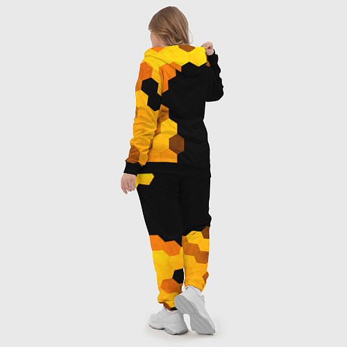 Женский костюм Mazda - gold gradient по-вертикали / 3D-Черный – фото 5