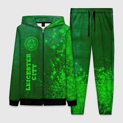 Женский костюм Leicester City - green gradient по-вертикали