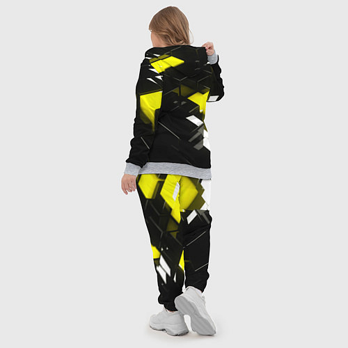Женский костюм Абстракция обман зрения / 3D-Меланж – фото 5
