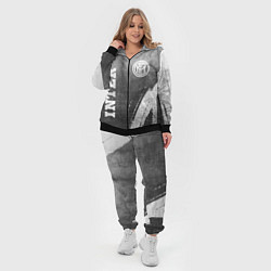 Женский 3D-костюм Inter - grey gradient вертикально, цвет: 3D-черный — фото 2