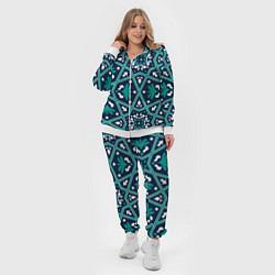 Женский 3D-костюм Геометрический узор арабеска, цвет: 3D-белый — фото 2