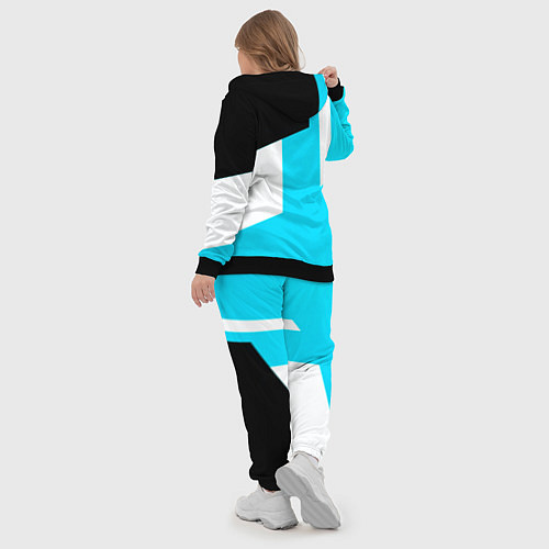 Женский костюм Napoli geometry fc / 3D-Черный – фото 5