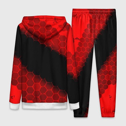 Женский костюм Portal hexagon pattern / 3D-Белый – фото 2