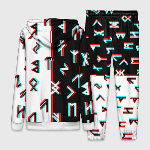 Женский костюм Doom glitch pattern / 3D-Белый – фото 2