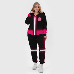 Женский 3D-костюм Бавария Мюнхен текстура, цвет: 3D-черный — фото 2