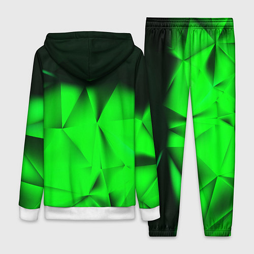 Женский костюм Кислотная абстракция кубы / 3D-Белый – фото 2