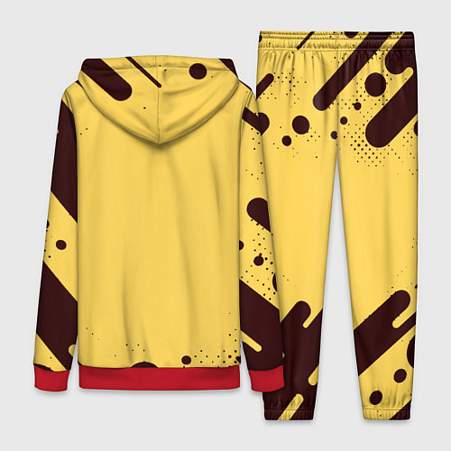 Женский костюм Герб РФ текстура ретро / 3D-Красный – фото 2