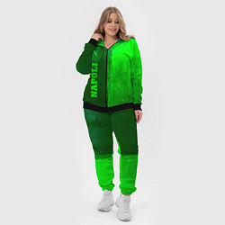 Женский 3D-костюм Napoli - green gradient по-вертикали, цвет: 3D-черный — фото 2