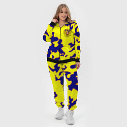 Женский 3D-костюм Российская империя камуфляж желтый, цвет: 3D-черный — фото 2