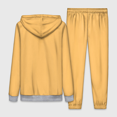 Женский костюм Эмоция радости - желтый / 3D-Меланж – фото 2