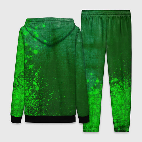 Женский костюм Inter - green gradient по-вертикали / 3D-Черный – фото 2