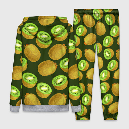 Женский костюм Киви цветной паттерн / 3D-Меланж – фото 2