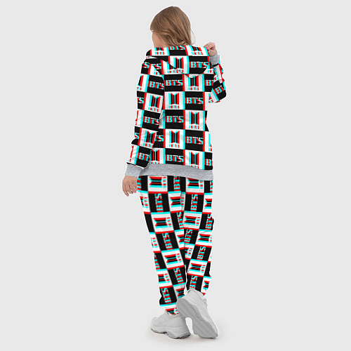 Женский костюм BTS glitch pattern / 3D-Меланж – фото 5