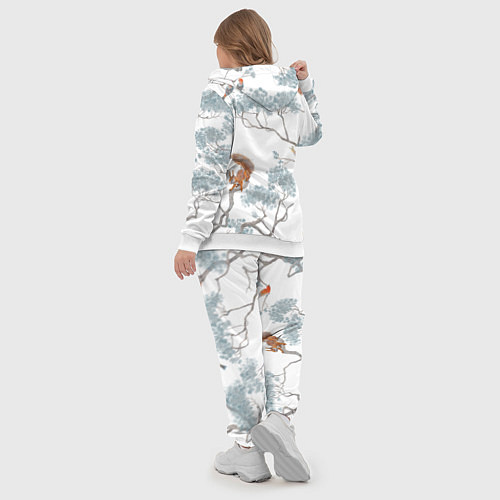 Женский костюм Уральский паттерн / 3D-Белый – фото 5