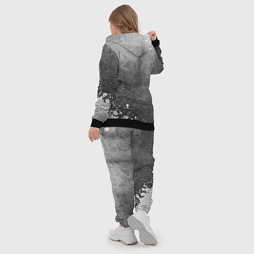 Женский костюм Burzum - grey gradient вертикально / 3D-Черный – фото 5