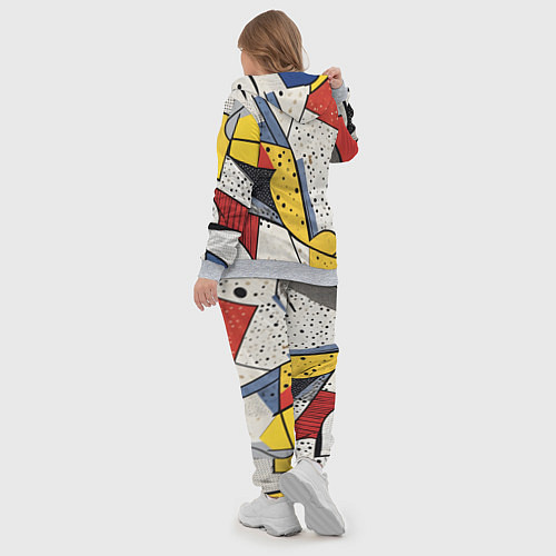 Женский костюм Поп-арт яркая абстракция / 3D-Меланж – фото 5