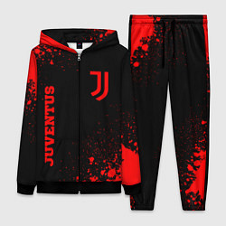 Женский костюм Juventus - red gradient вертикально