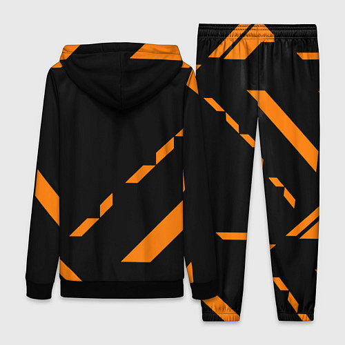 Женский костюм Half life geometry orange / 3D-Черный – фото 2