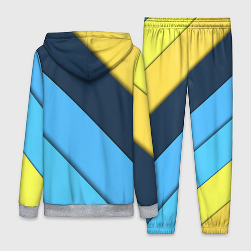 Женский костюм Линии геометрия / 3D-Меланж – фото 2