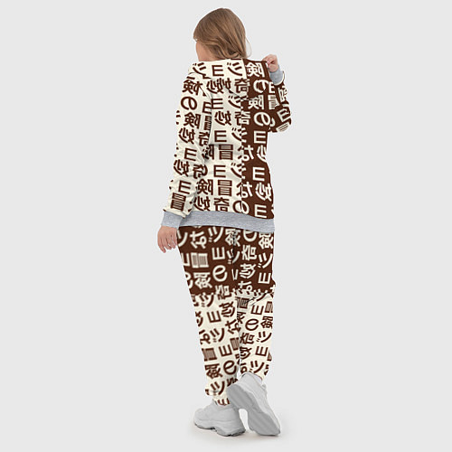 Женский костюм Japan pattern / 3D-Меланж – фото 5