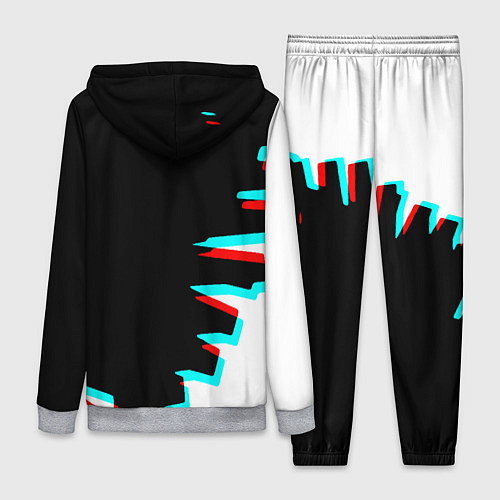 Женский костюм Герб текстура глитч / 3D-Меланж – фото 2