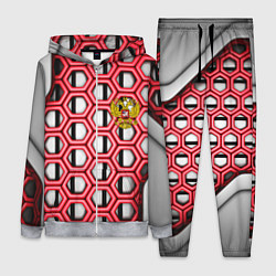 Женский 3D-костюм Россия герб сетка метала, цвет: 3D-меланж