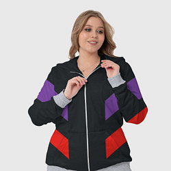 Женский 3D-костюм Ретро текстура 90-х спортивная, цвет: 3D-меланж — фото 2