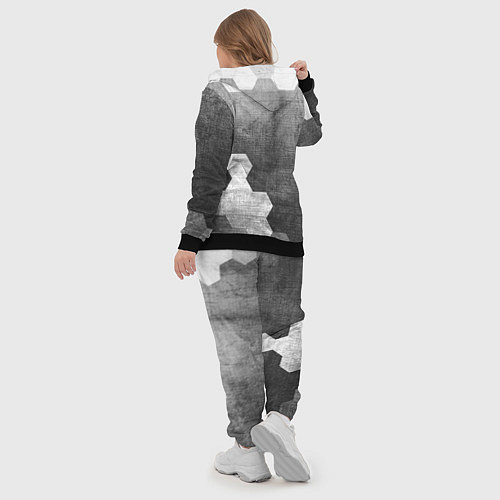 Женский костюм Exeed - grey gradient вертикально / 3D-Черный – фото 5