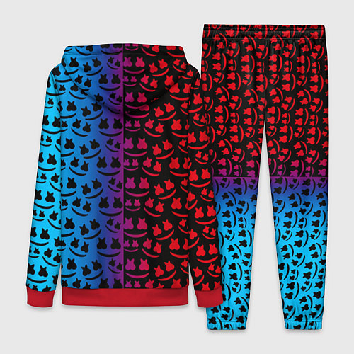 Женский костюм Marshmello gradient / 3D-Красный – фото 2