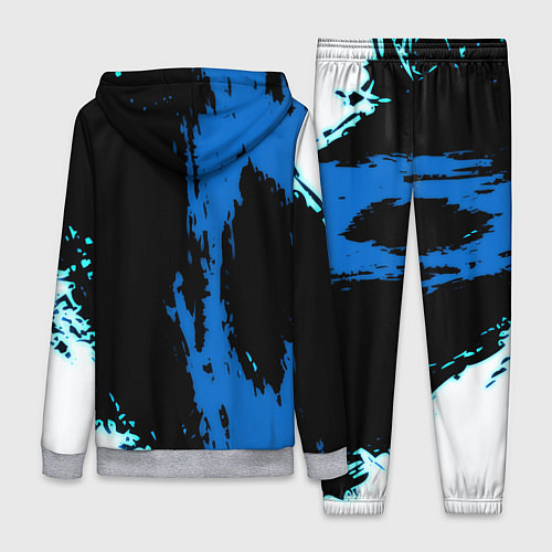 Женский костюм Манчестер сити краски абстрактные / 3D-Меланж – фото 2